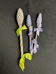 Lavender & Floral Scented Ribboned Decorative Items (3)