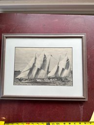 Framed Sailing Photo