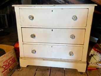 Painted White Dresser   (A)