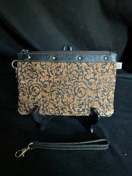 Brown & Noir Ornate Patterned Coin Purse