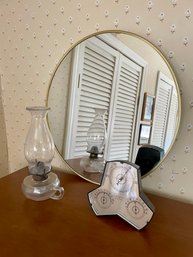 Mirror, Barometer, Oil Lamp   (SR)