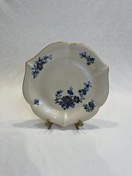 Blue And White Lenox Pagoda Serving Bowl