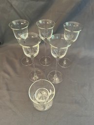 Glass Tealight Holders (6)