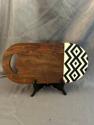 Geometric Patterned Cutting Board