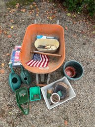 Wheelbarrow & Gardening Items