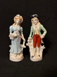 Porcelain Figurines, Victorian Colonial Style