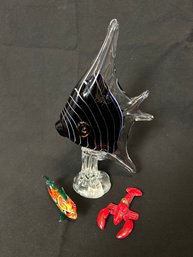 Fish Glass Sculpture, Glass Animals