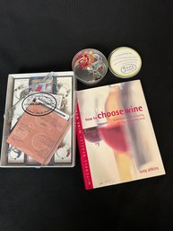 Wine Book And Stem/Bottle Jewels