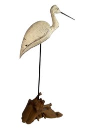 Snowy Egret By W. Ray Freden Signed     (L)