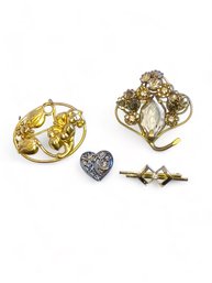 Brooch Adornment, Sterling Items