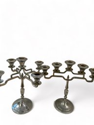 2 Metal Candelabras