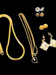 Goldtone Jewelry Lot