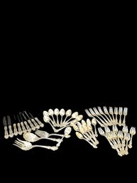 Sterling Silver Reed And Barton Spanish Baroque 49 Pcs (2133.6 Grams Solid)