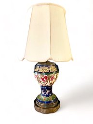 Capodimante  Brass & Ceramic Table Lamp