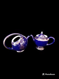 2 Vintage 'Hall', Made In US, Porcelain Tea Pots