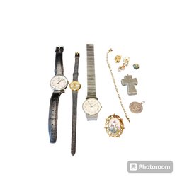 3 Watches & Mix Of Costume Jewelry