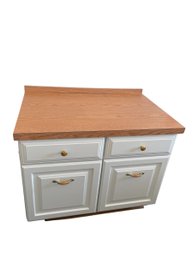 Double File Cabinet With 2 Top Drawers   (O)