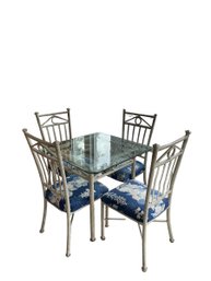 Glass Dining Table With 4 Chairs