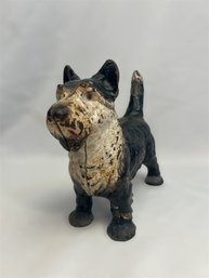 Cast Iron Terrier Doorstop Vintage    (L)