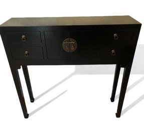 Black Asian Inspired Console Table