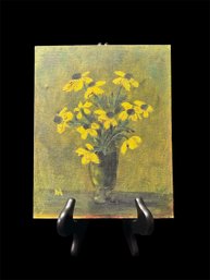 Flowers In Vase Still Life Original Painting, (L)