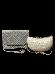 Judith Teller & Shell Vintage Shoulder Bags (2) (SR)