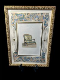 Louis XVI Furniture Design Antique Print