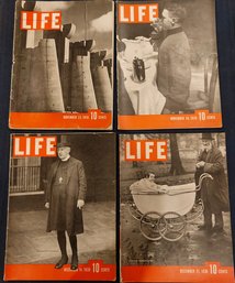 Life Mag. Fort Peck Dam-First Edition & Issue,  West Point, Beaverbrooks Granddaughter, Archbishop Canterbury