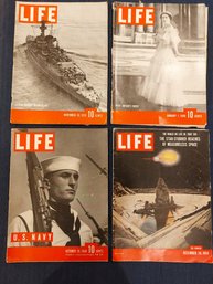 4 Life Magazines, Deutschland, Britains Queen, Navy, Space