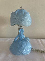 Vintage Art Deco Southern Belle Bisque Lamp