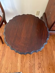 Scalloped Edge Flip Top Table