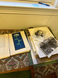 Lot Of Vintage Photos And Scrap Book