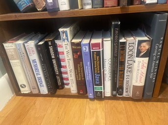 16 Books On A Shelf