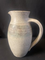 Hand Made Ceramic Pitcher