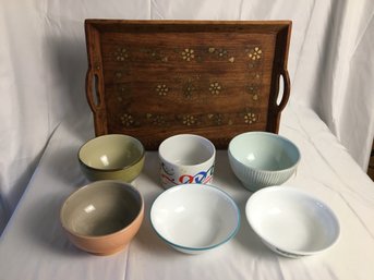 Decorative Tray And Bowls