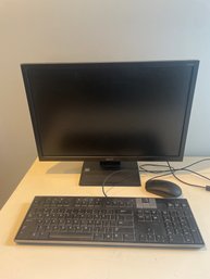 Acer Monitor, Dell Keyboard