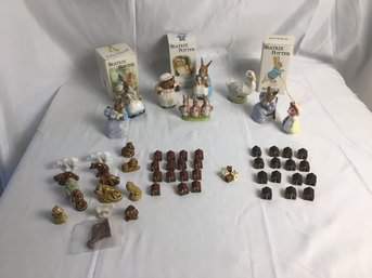 Beatrix Potter Figures Red Rose Tea Figurines And More ..