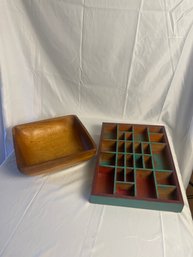 Handmade Wooden Bowl, Trinket Box