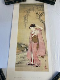 Print  Of A Japanese 18/19th Century Painting
