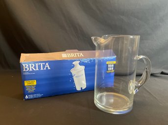 Glass Pitcher & Brita Filters