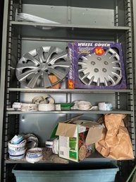 Shelf Of Garage Items
