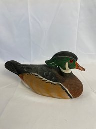 Signed Wooden Duck