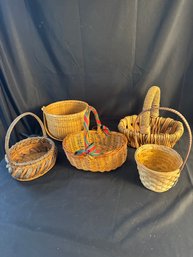 5 Wicker Baskets (lr)