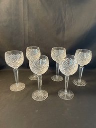 6 Waterford Glasses    (Dr)
