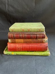 (5) Antique And Vintage Books  (l)