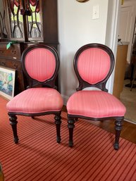 Pair Of Vintage Louis XVI Chairs    (Dr)