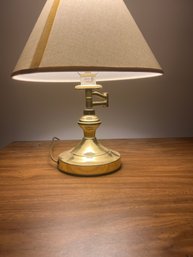 White And Gold Adjustable Lamp