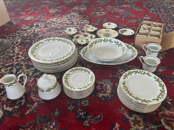 Holiday China Set-37 Pieces Plus 6 Additional Pieces Not With Set