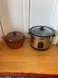 Crockpot And Casserol Dish With Lid