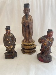 Chinese Wooden Attendents 3      (Ld)